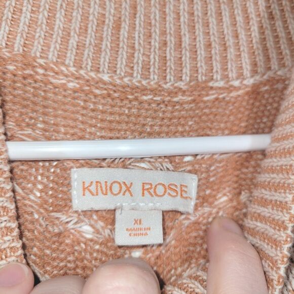 Knox Rose Mock Neck Oversized Long Sweater XL - Picture 3 of 11